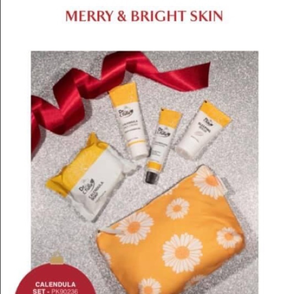 Calendula Gift Set Soap Balsam Mask Hand Cream